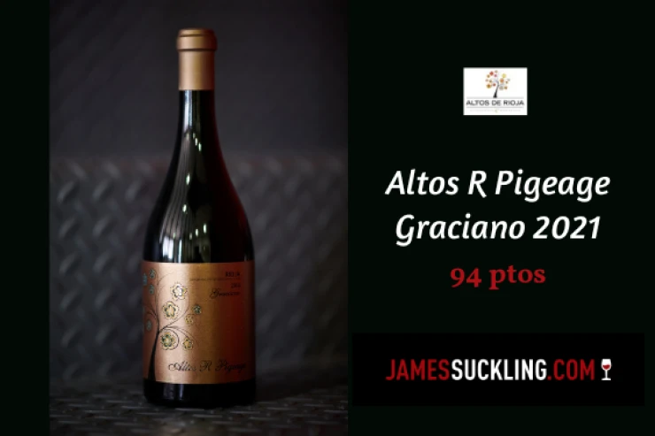 Suckling corona una vez más el Altos R Pigeage Graciano como uno de los 100 mejores vinos españoles