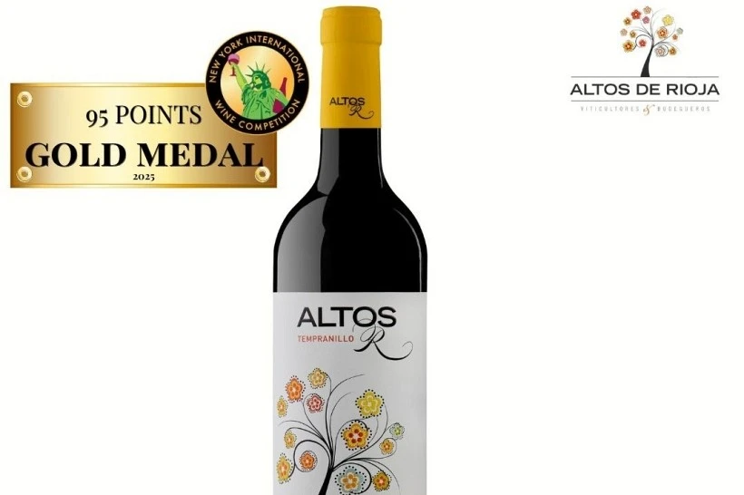 Altos R Tempranillo 2023, Medalla de Oro y 95 puntos en Nueva York