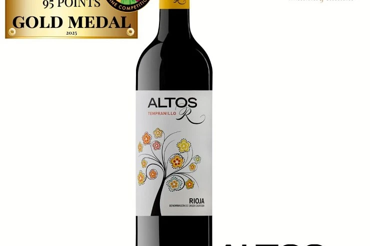 Altos R Tempranillo 2023, Medalla de Oro y 95 puntos en Nueva York
